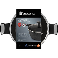 Кастрюля с крышкой Polaris Monolit-24C