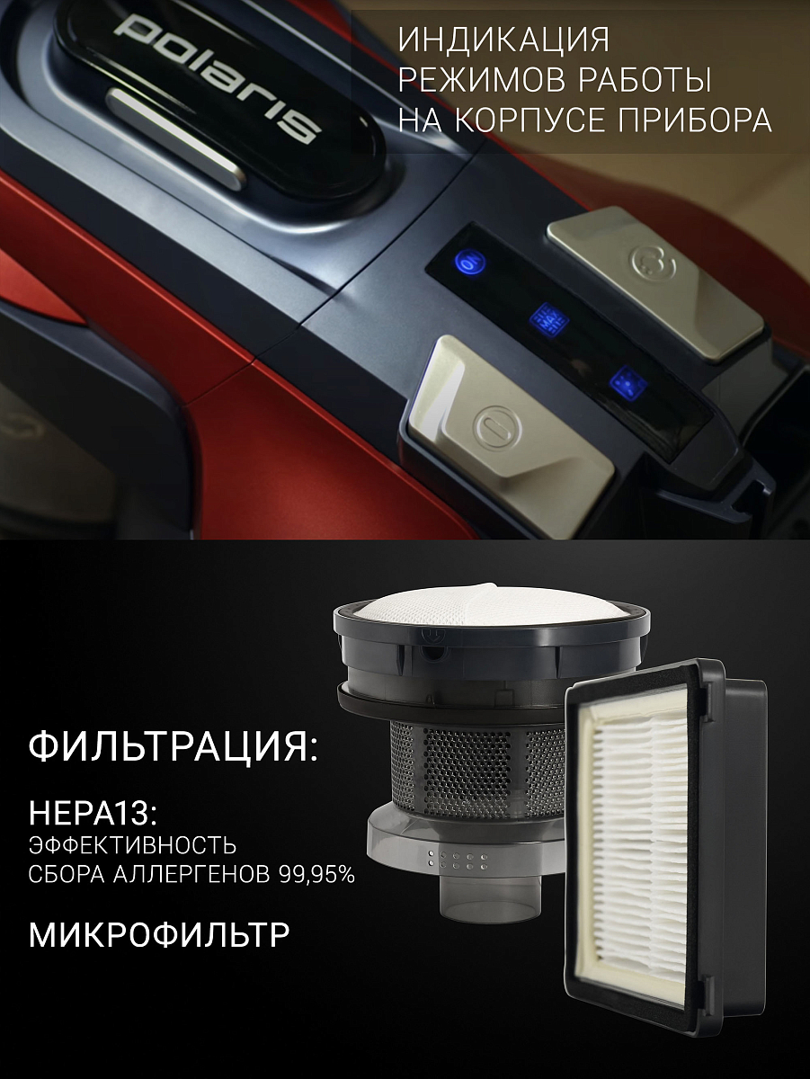 Пылесос Polaris PVC 2003Ri - фото №22