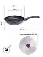 Сковорода Polaris ECO collection-28F без крышки Ø28 см