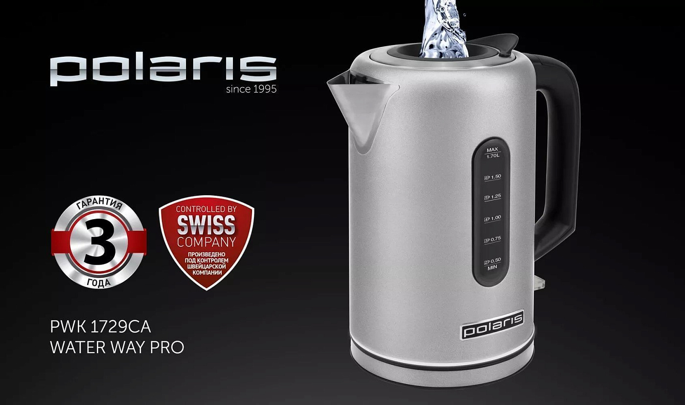 Чайник Polaris PWK 1729CA Water Way Pro - rich_content №0