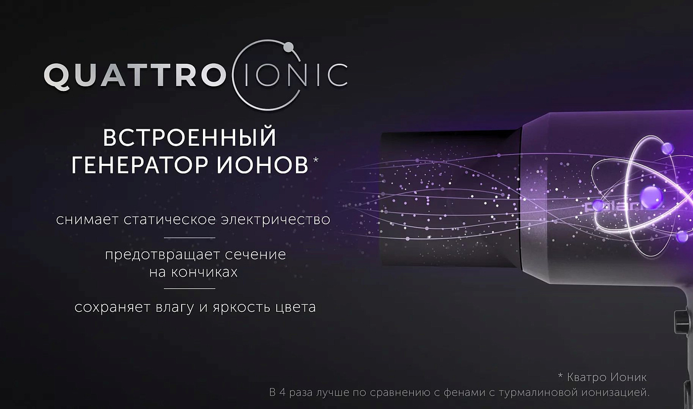 Фен PHD 2044Ti Quattro Ionic - rich_content №1