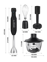 Погружной блендер Polaris PHB 1517GL Silent